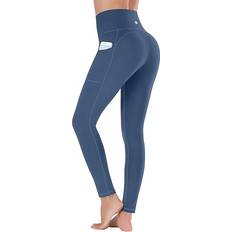 Ewedoos High Waisted Leggings with Pockets - Indigo