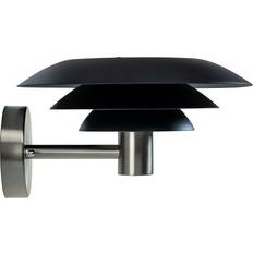 Dyberg Larsen DL25 Black/Stainless Steel Wall light ∅ 25cm