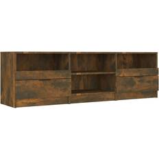 vidaXL 817114 Smoked Oak TV Bench 150x45cm