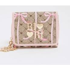 Coin Purses River Island Girls Monogram Bow Purse - Brown