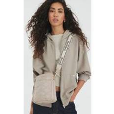 Beige Messenger Bags River Island Womens Quilted Messenger Bag - Beige