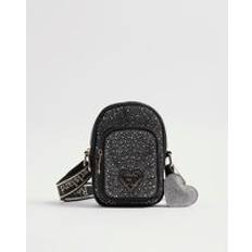 Barn - Svarta Handväskor River Island Girls Black Embellished Cross Body Bag