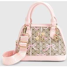 Children Handbags River Island Monogram Bow Tote Bag - Brown