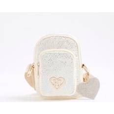 River Island Handväskor River Island Girls Cream Embellished Cross Body Bag