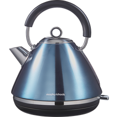 Morphy Richards Blue Kettles Morphy Richards Accents Pyramid 1.5L Metallic Kettle Blue