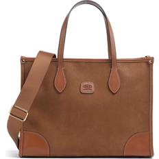 Bric's Life Tote Bag Laptop Compartment - Brown