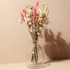 Flowers Vintage Pink Market Style Dried Flower Bouquet