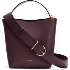 Mini Linea Bucket Bag - Plum