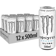 Monster Fødevarer Monster Energy Ultra White Koffeinhaltiger Drink x 500 ml 12 Stk.