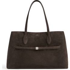 Lounge Suede Tote Bag - Brown
