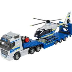Majorette Udrykningskøretøj Majorette Volvo Truck Airbus Police Helicopter