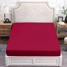Red Bed Sheets Supreme Extra Deep Fitted For Single Double King Bed Sheet Red