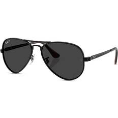Ray-Ban Aviator Max Pilot Polarised Sunglasses - Black