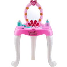 Light-Up Pink Kids Vanity Set 60cm