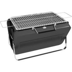 Stainless steel charcoal bbq Ebern Designs 47cm W Portable Charcoal Grill Stainless Steel