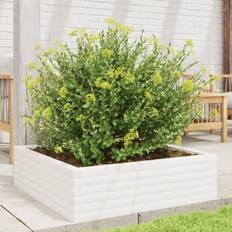 Planter Box White 23cm H x 80cm W x 80cm D