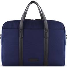 Blå Mapper Bugatti Maro Briefcase 40 cm Laptop Compartment - Blue