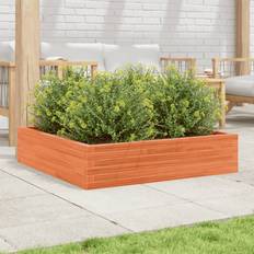 Planter Box Wax Brown 23cm H x 100cm W x 100cm D