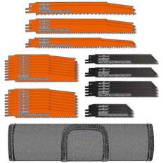 Power Saws Kikidex 34-Piece Metal Reciprocating Saw Blade Set