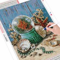 Water Resistant Crafts Fiyo Full Square Diamond Painting Crystal Ball Cross Stitch
