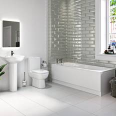 Bathtubs Alton Single Ended 1700mm Bath Suite White
