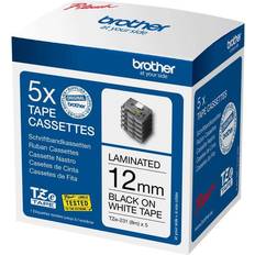 Brother Beschriftungsband TZe-231 Black On White 12 mm