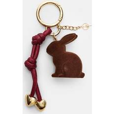Bunny Charm Keyring - Brown