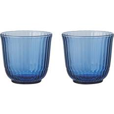 Royal Copenhagen Glas Royal Copenhagen Vandglas Blå 20 cl 2 Stk Blå Str 68 cm Drikkeglas