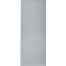 GoodHome Alisma High Gloss Grey Slab Larder Fridge Cabinet Door