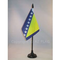 AZ-Flag Tischflagge Bosnien Und Herzegowina 15x10 cm
