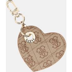 Heart 4G Logo Keychain - Beige