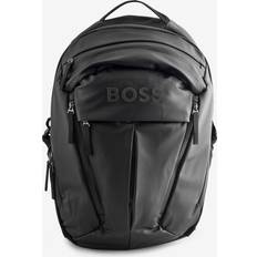 Stormy Coated Pu Backpack Bag - Black