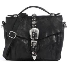 Campomaggi Porzia Leather Handbag 23 cm - Black