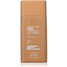 Hudpleje Allies of Skin Sunless Tan SPF 50 Sunscreen Self-Tanner Solcreme 50 ml