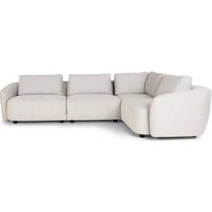 Ebuy24 Bergen Hörnsoffa Vändbar Beige Soffa