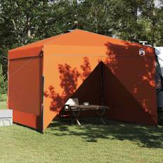 Orange Paviljonger vidaXL Pop-up Markistält Orange 300 x 300 cm Tyg