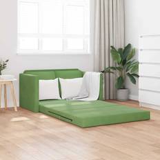 Grøn - Træ Sofaer vidaXL Gulvsovesofa Med Pude Lysegrøn 122 x 70 x 60 cm Sofa