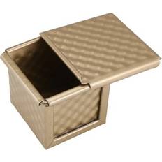 Gold Bread Tins Sodial Square Loaf Pan With Lid Toast Mold Bread Tin
