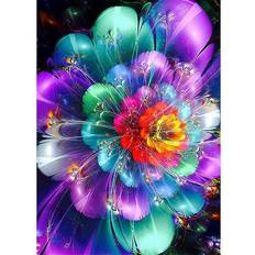 Vattentålig Diamond Paintings Fiyo 5D Diamond Painting Flower Cross Stitch Kit