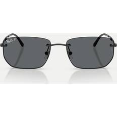 Polarised sunglasses Ray-Ban Irregular Polarised Sunglasses With Grey Lens - Black