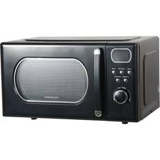 Black retro microwave RETDD20BK 20L Retro Microwave Black