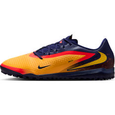 Herre - Orange Fodboldstøvler Nike Phantom 6 Low Academy Low Cut Tf Erling Haaland Fodboldsko Til Grus - Orange/Gul/Navy