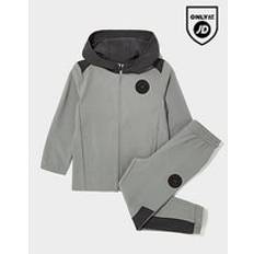 Vrano Woven Full Zip Tracksuit Kids - Grey