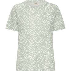 Fransa Frhazel Tee 2 Dam Kortärmade T-shirts - Iceberg Green Mix