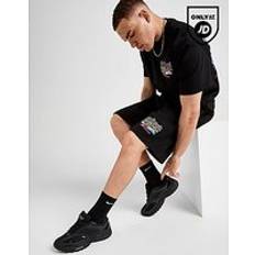 Graffiti Rave Shorts - Black