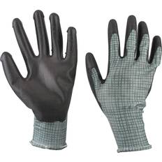 Polyester Polyurethane Green Gardening Gloves - Pair