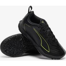Fotbollsskor Puma Ultra 6 Play TT Football Boots Youth - Black/Fizzy Light/Green Terrain
