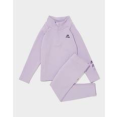 Girls Graphic 1/4 Zip Set - Lila