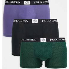 Polo Ralph Lauren Men's Underwear Polo Ralph Lauren 3 Pack Trunks - Black/Purple/Green