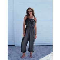 Cut-Out Jumpsuits & Overalls NEXT Graphite Grey Bandeau Harem Leg Jumpsuit